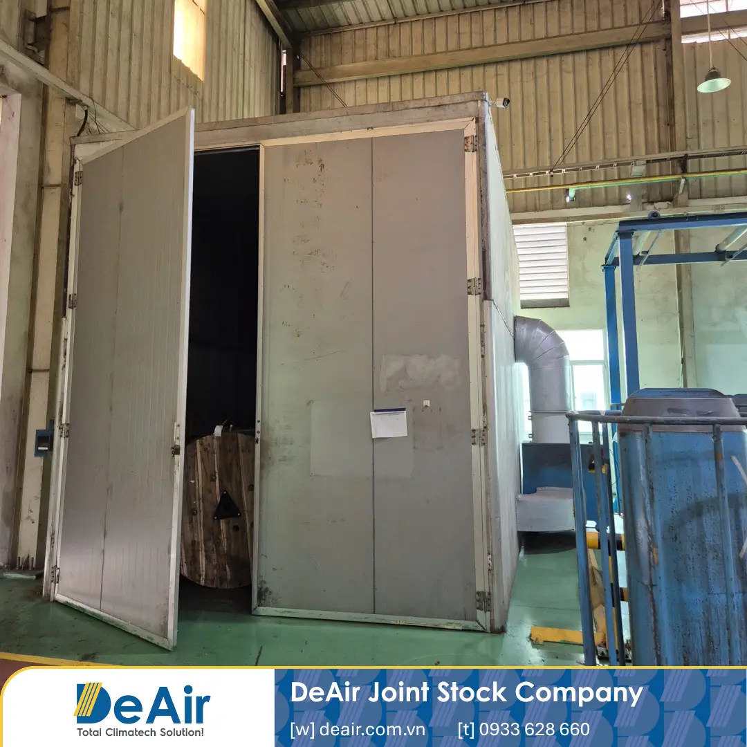 Exterior of a safe and professional industrial electrical coil drying room