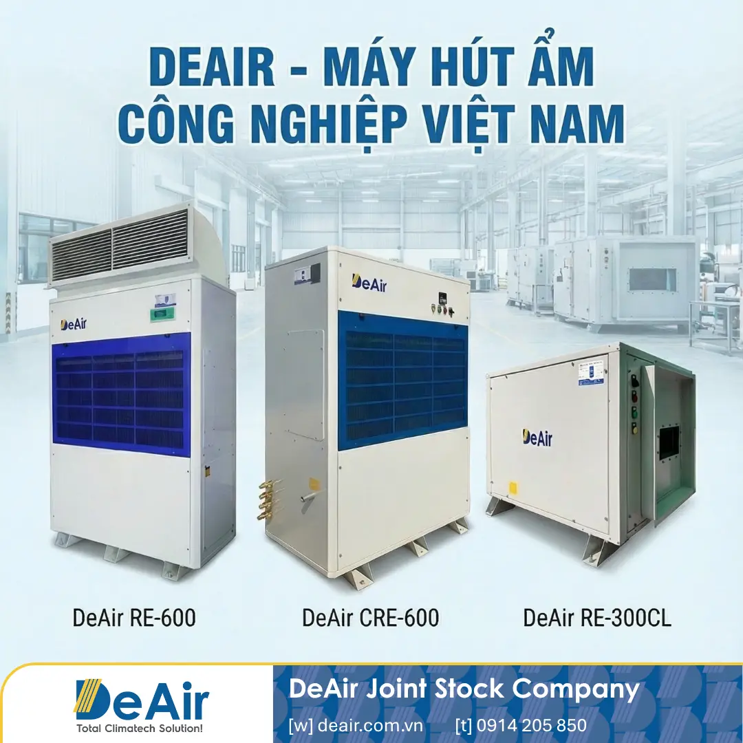Không Chỉ Là Thiết Bị: Giải Mã Năng Lực Xử Lý Ẩm Công Nghiệp "May Đo" Từ DeAir