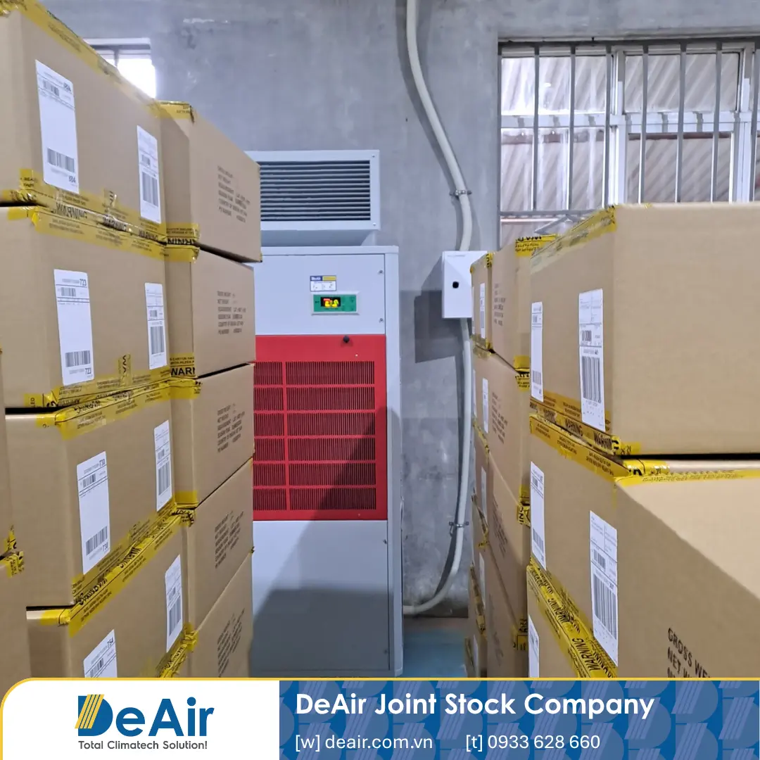 Dry warehouse thanks to DeAir.RE-600H dehumidifier
