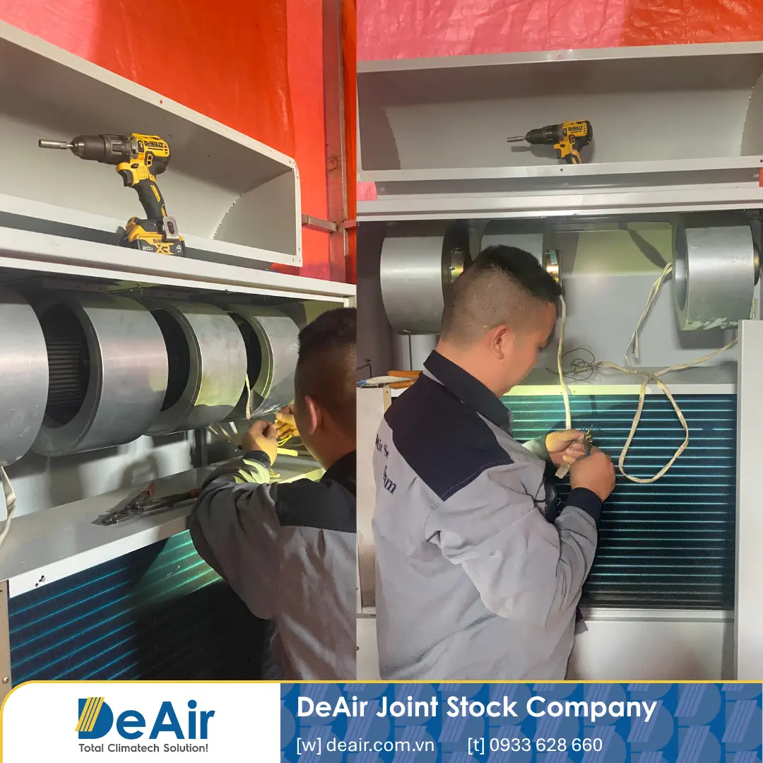 Reinstalling the fan to its original position