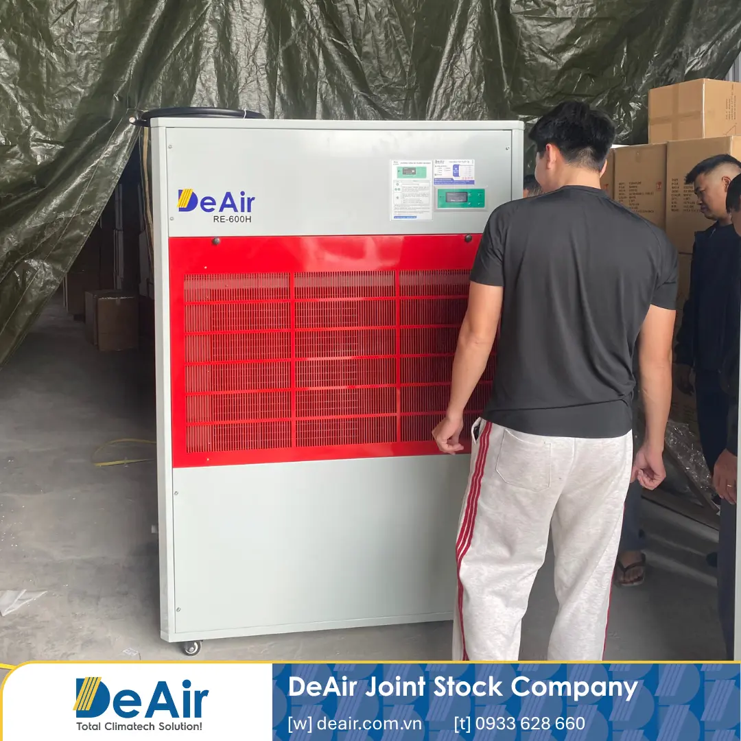 Handover and Installation of DeAir.RE-600H Heat-Pump Dryer for Bac Ninh Handicraft Enterprise