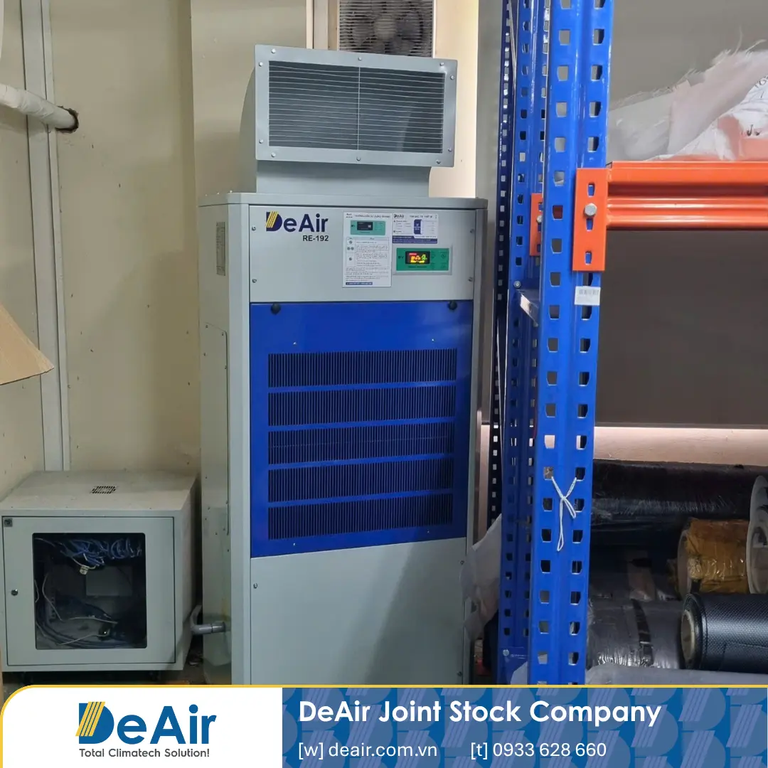 Vận hành thực tế máy hút ẩm công nghiệp DeAir RE-192