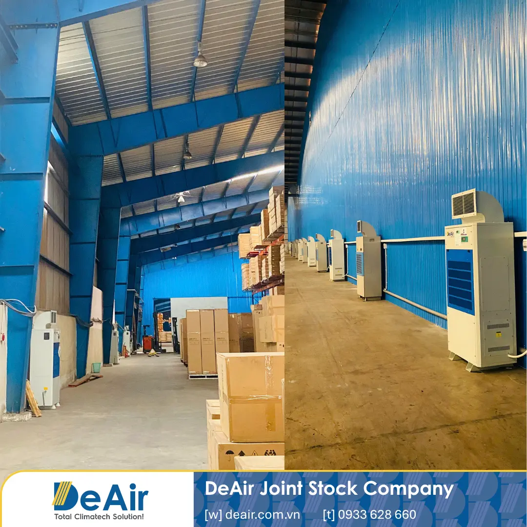 DeAir Bàn Giao 50 Máy Hút Ẩm Heat-Pump DeAir.RE-300 Cho Kho Logistic Quy Mô Lớn Tại TP. HCM