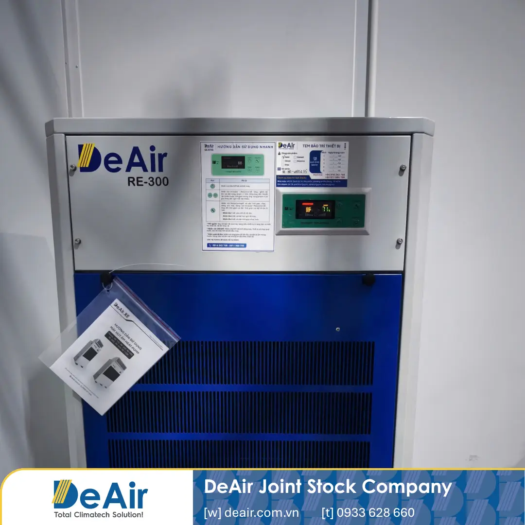 DeAir Delivers DeAir.RE-300 Heat-Pump Dehumidifier to a Food Processing Company: Protecting Raw Materials Ahead of the Northern "Nồm" Season