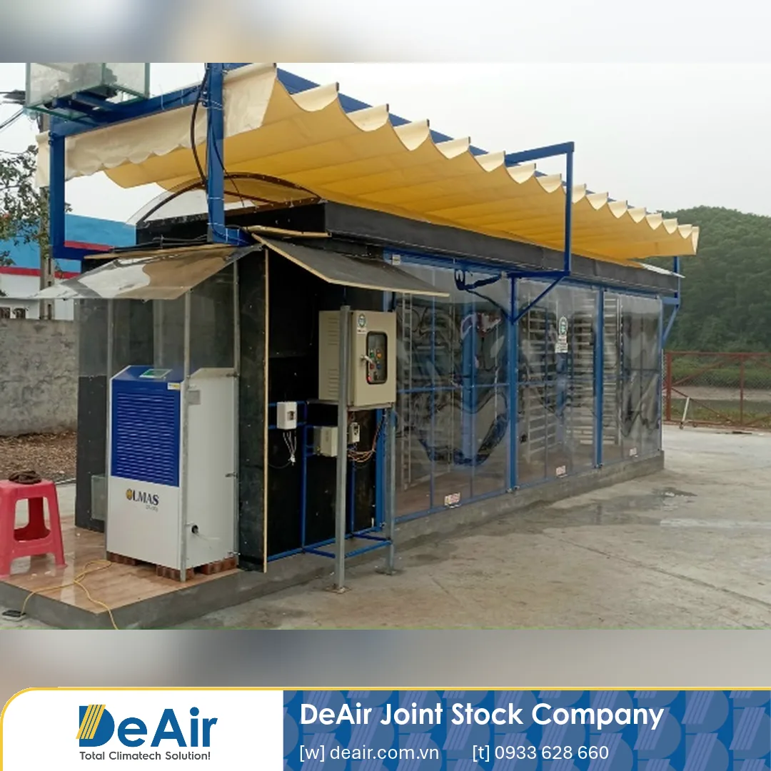 Olmas OS-150 industrial dehumidifier in Bac Ninh