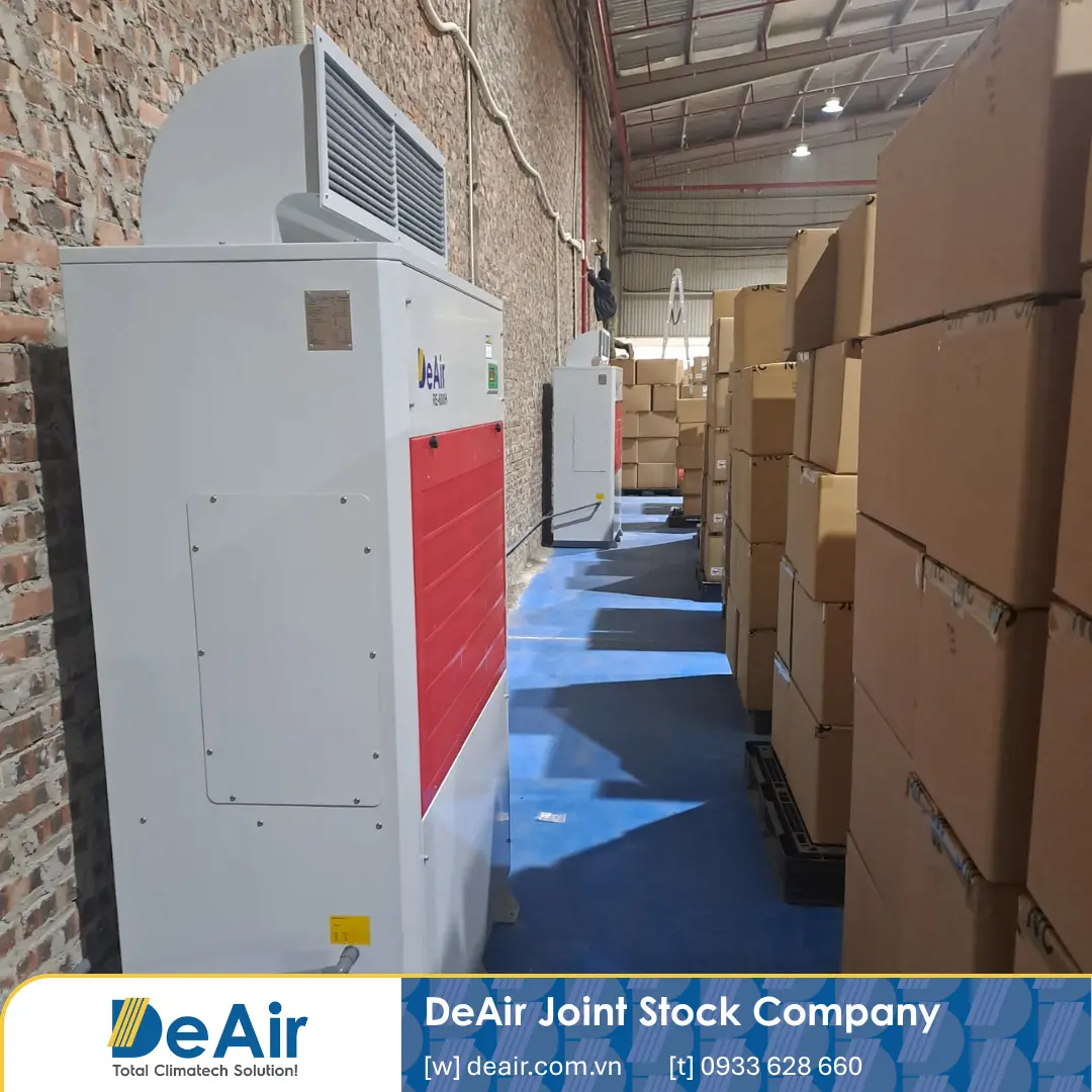 Dehumidification Project at Pearl Global Warehouse: Applying the DeAir.RE-600H Heat-Pump Dryer