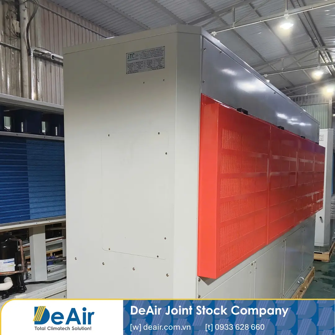Siêu máy hút ẩm công nghiệp DeAir RE-2400H tại xưởng sản xuất DeAir