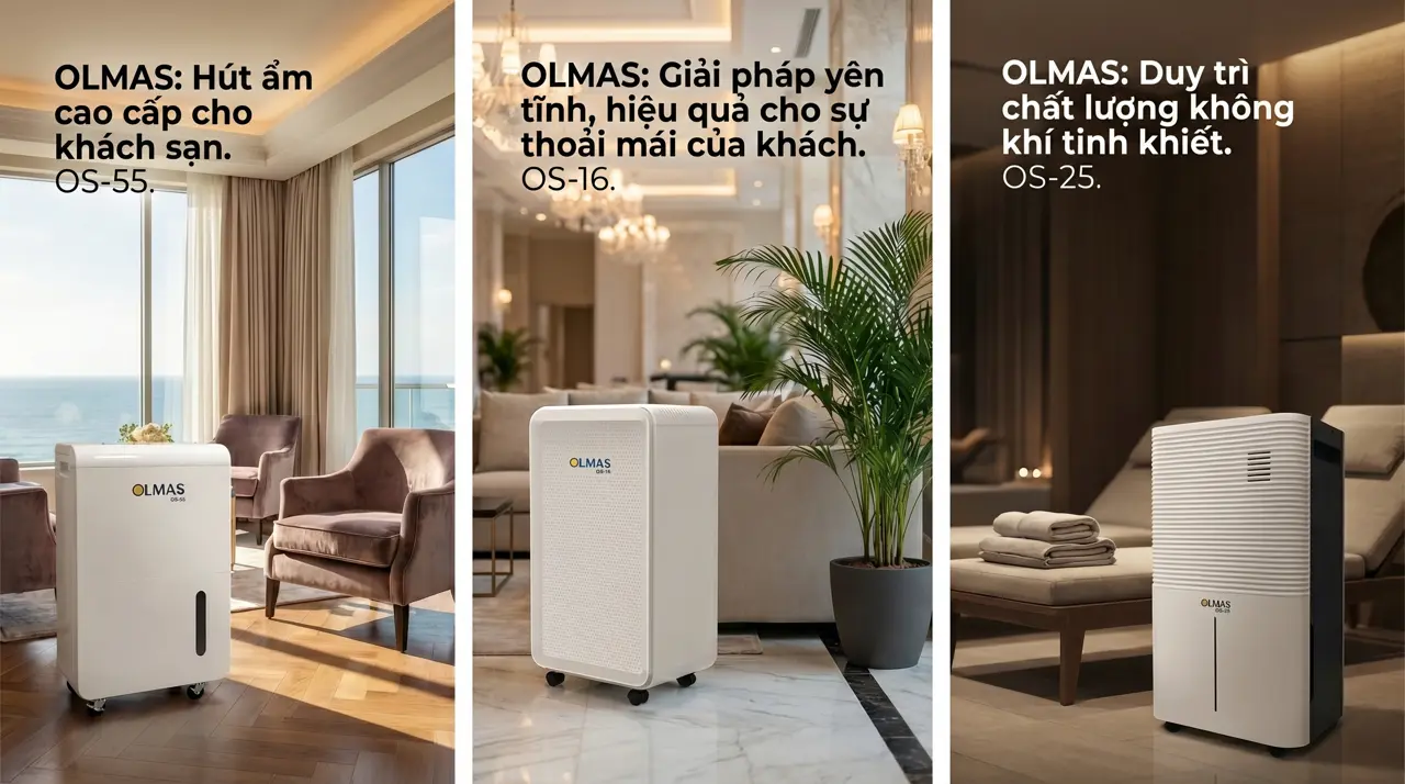 Giải Pháp Kiểm Soát Ẩm Cho Khách Sạn, Resort: Nâng Tầm Trải Nghiệm Cùng Máy Hút Ẩm Olmas