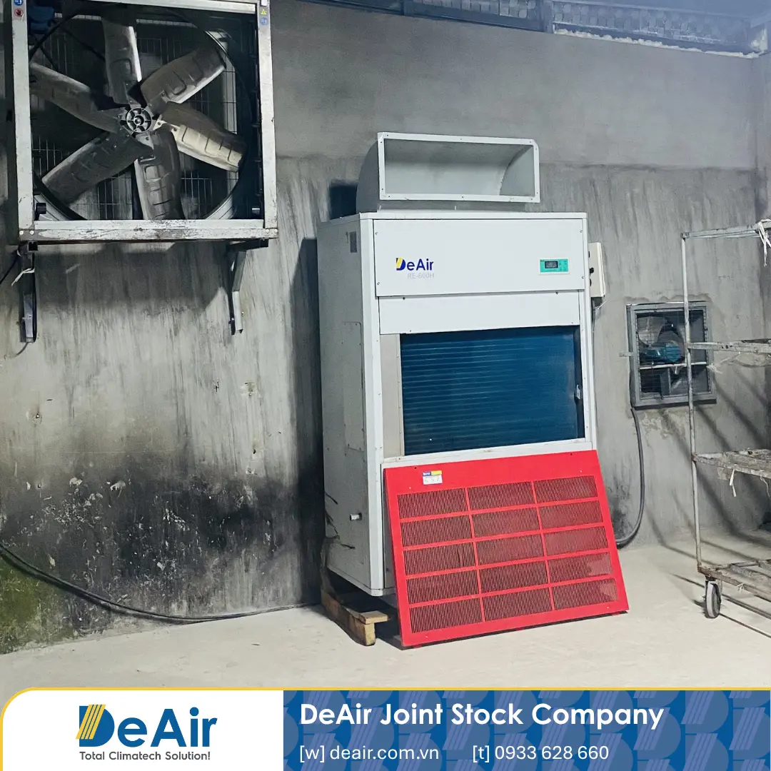 Lắp đặt máy sấy heat-pump DeAir RE-600H