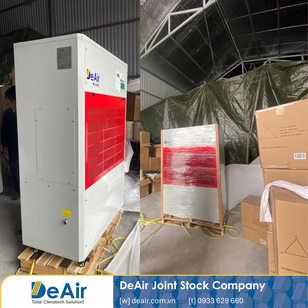 Unpacking the protective layers of the two DeAir.RE-600H dryers