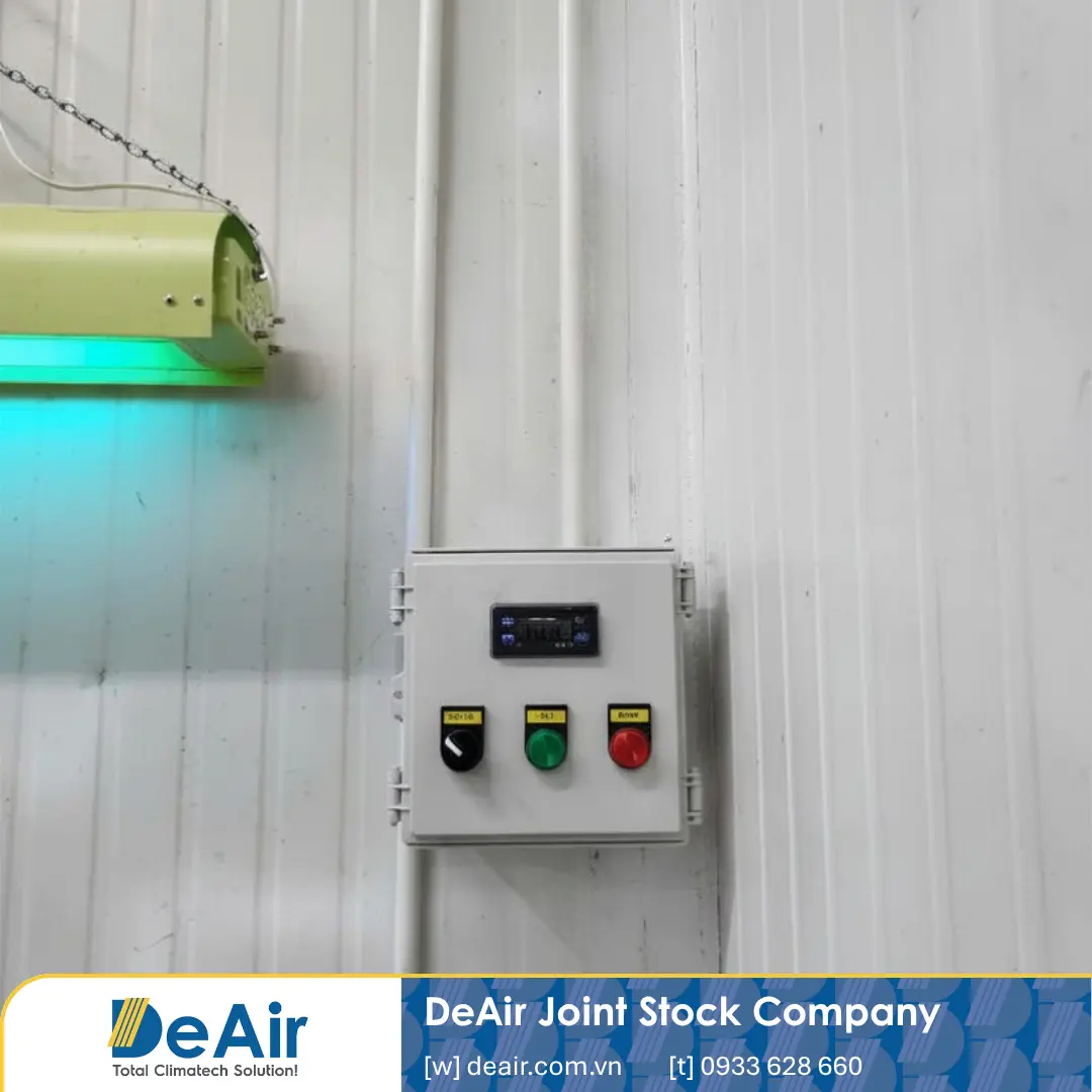 Control panel for ceiling-mounted dehumidifiers