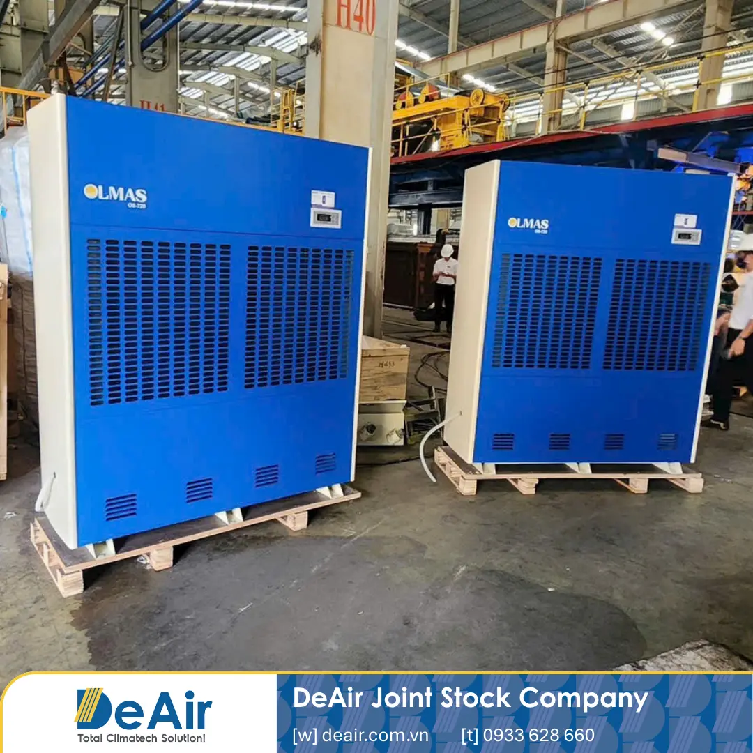 Project Showcase: Delivering Olmas OS-720 Dehumidifiers to Protect Hoa Sen Sheet Metal Factory (Nghe An) During the 2026 Humid Season