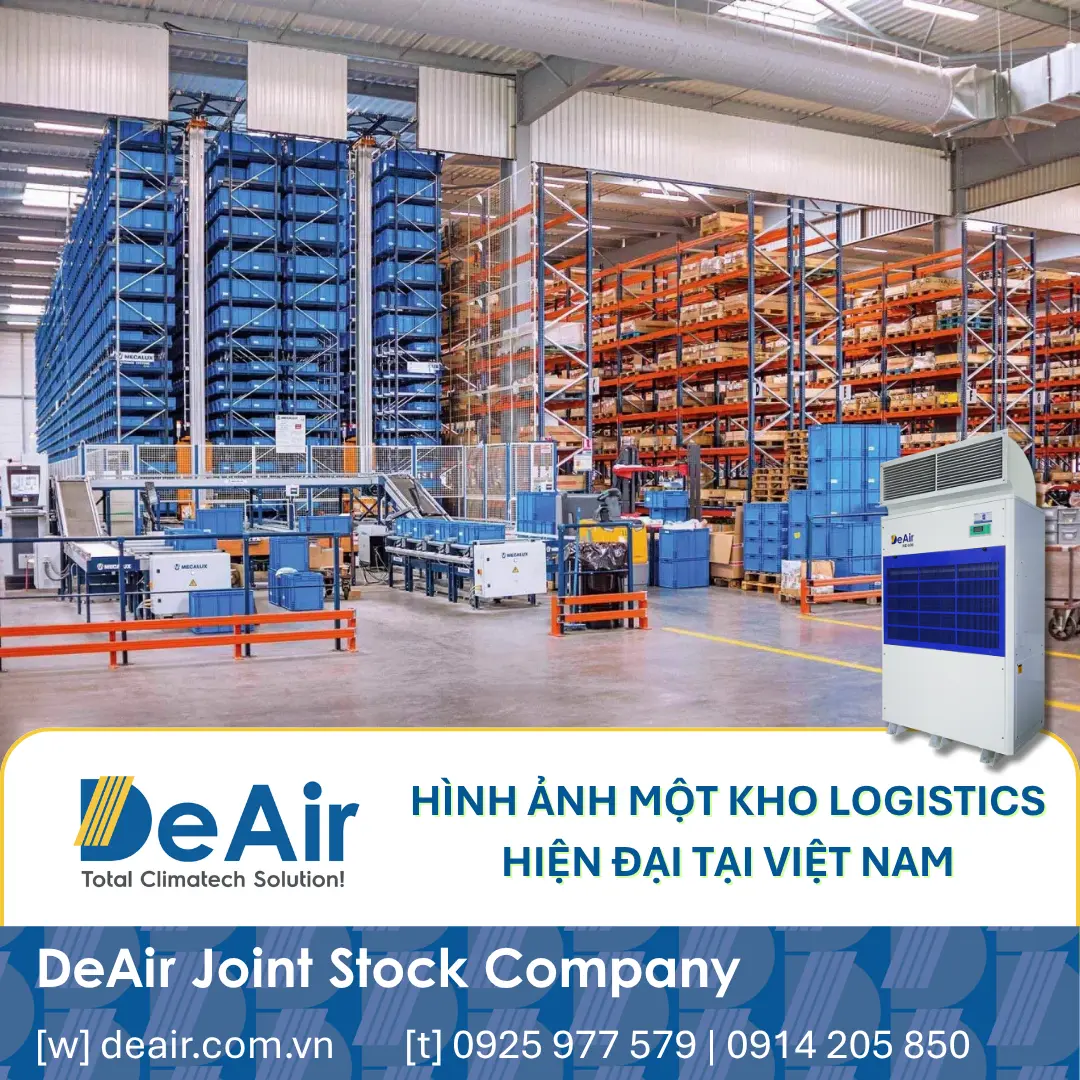 Logistics Bền Vững Bắt Đầu Từ Kho Hàng: Giải Pháp Kiểm Soát Độ Ẩm Tối Ưu