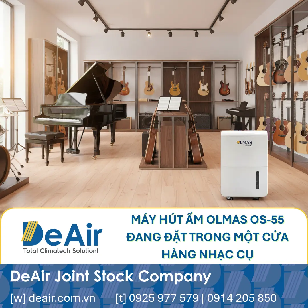 Protecting Musical Instruments in High Humidity: The Dehumidifier Solution for Piano, Guitar & Music Stores