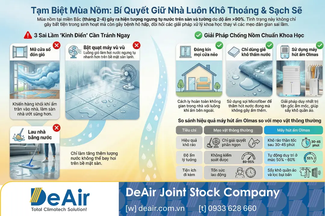 Mùa Nồm Ẩm 2026 Bao Giờ Hết? Chuyên Gia Chỉ 5 Cách Chống Nồm Hiệu Quả Trọn Đời