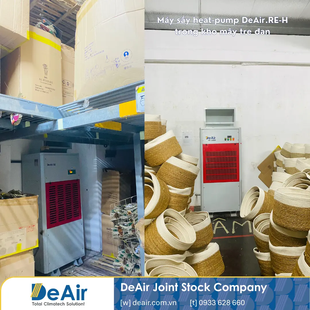 [Video] Quy Trình Sấy Mây Tre Đan Xuất Khẩu Ninh Bình: Tiết Kiệm 65% Điện Với Daxwell & DeAir