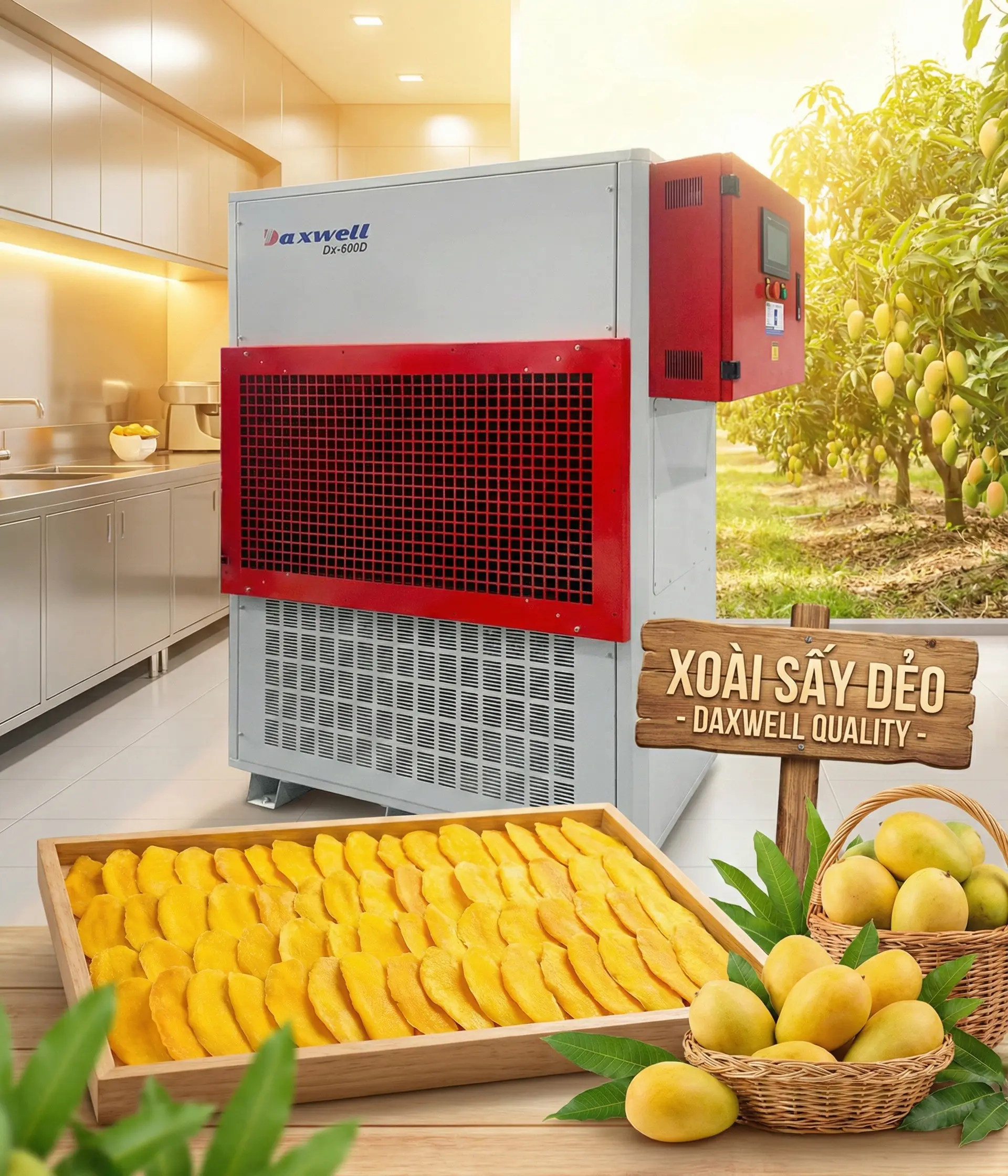 Sấy Xoài Chuẩn ESG: Nâng Tầm Nông Sản Việt Với Công Nghệ Daxwell & Giải Pháp Từ DeAir