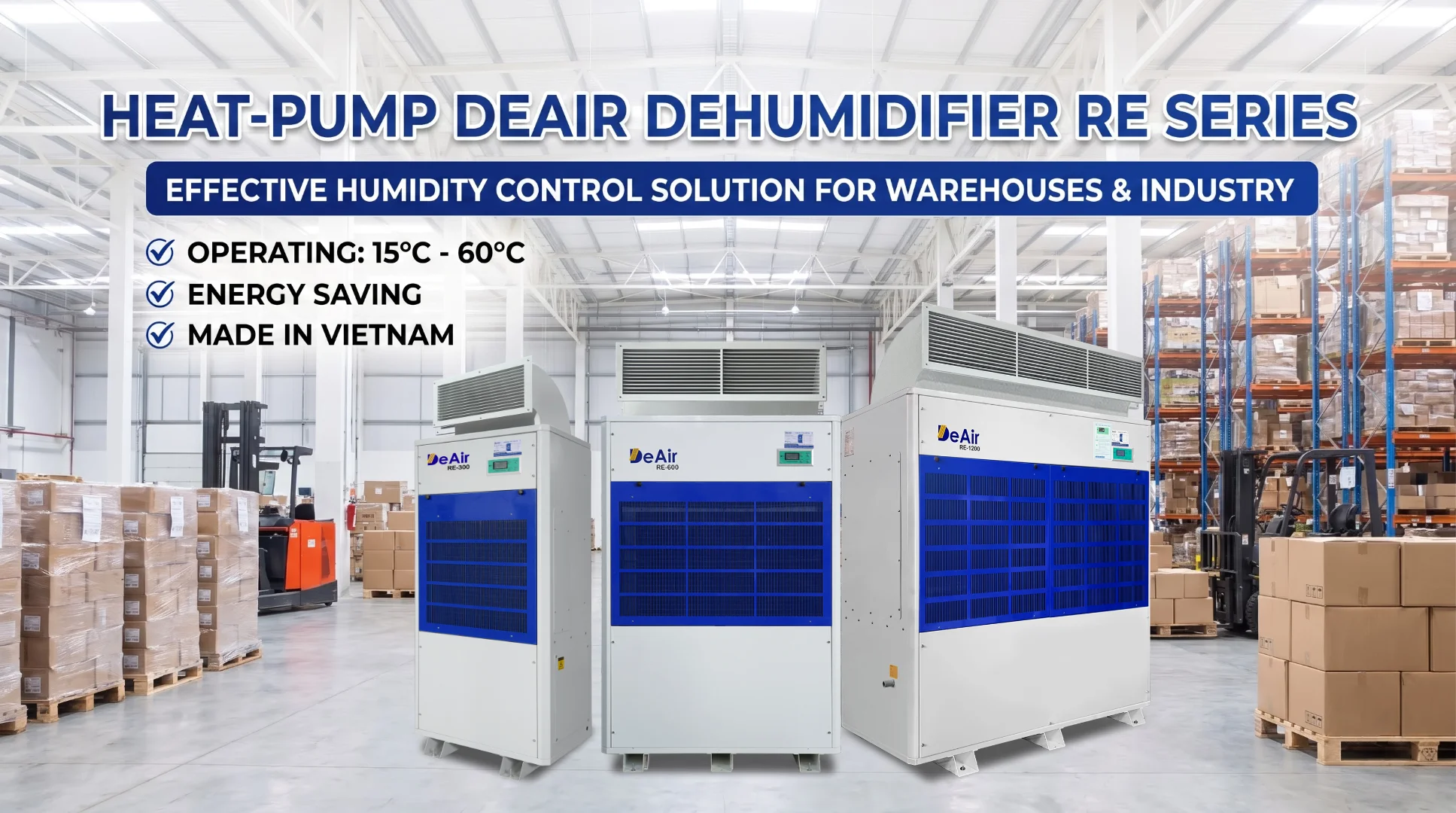 DeAir.RE heat-pump dehumidifier