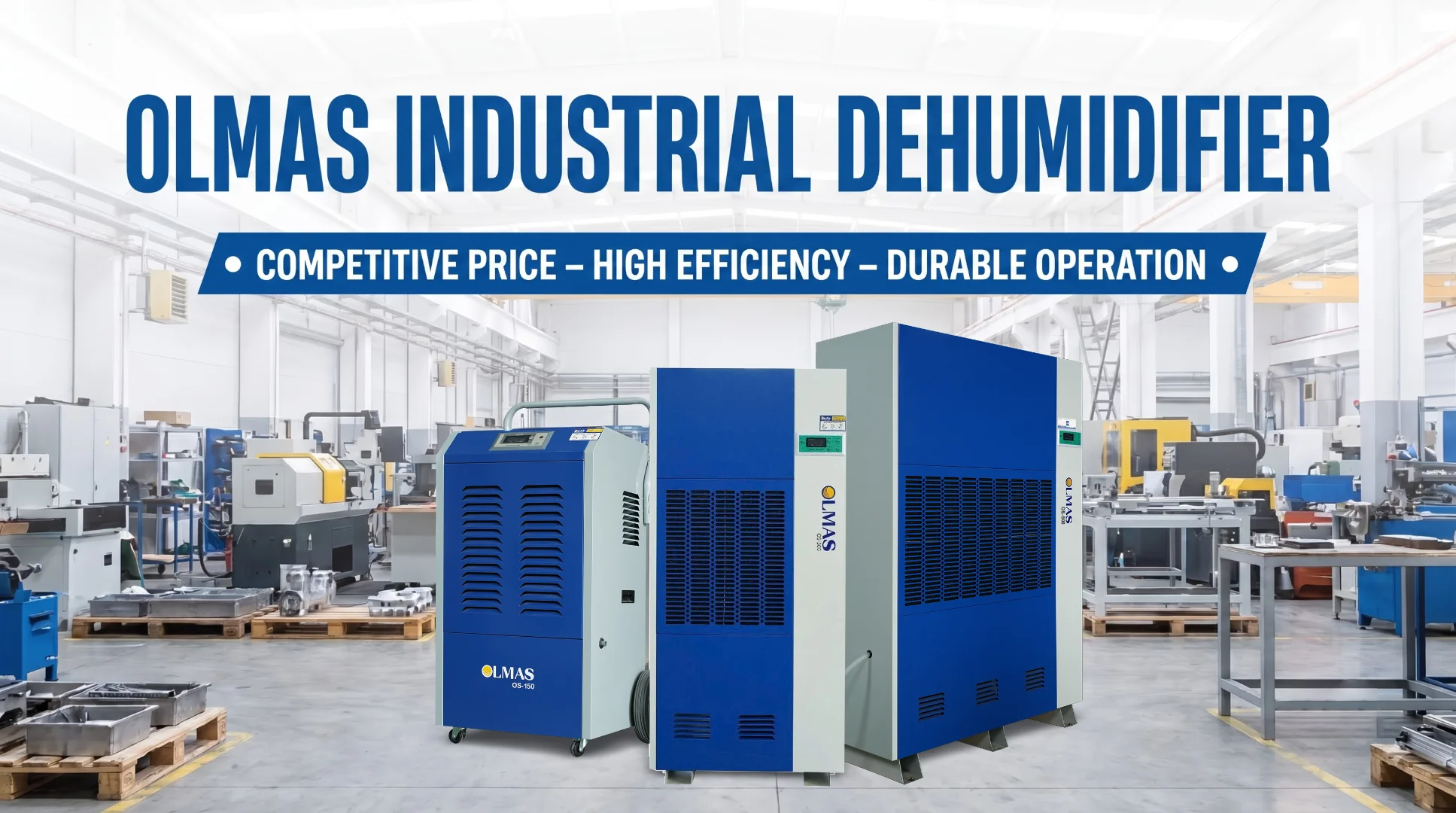 Olmas industrial dehumidifier