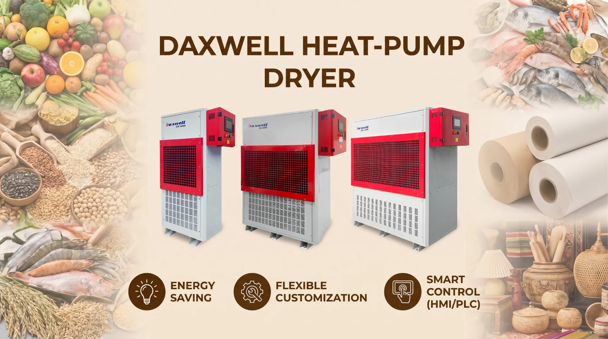 Daxwell heat pump dryer