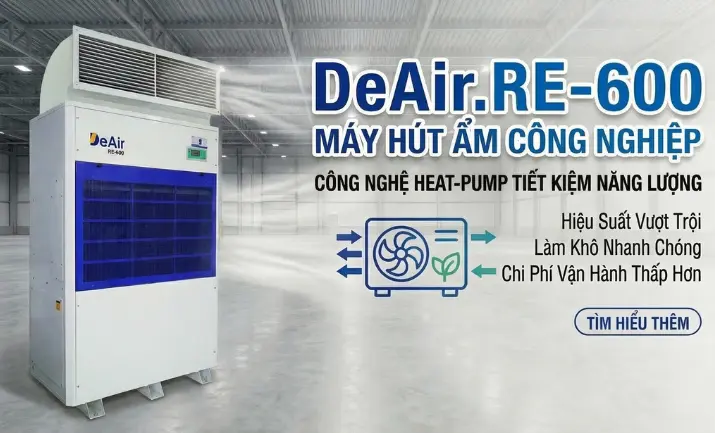 Giải pháp xử lý ẩm công nghiệp