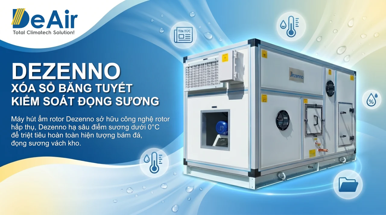 Máy hút ẩm rotor Dezenno